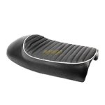 ASIENTO MOTO COMPLETO NEGRO BORDE BCO FT125