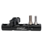 BASE ESPEJO NEGRO BARRA INSTALACION MOTO IR9601