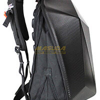 BOLSA MOCHILA IMPERMEABLE COLOR FIBRA CARBONO 30L