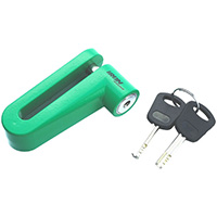 CANDADO SEGURIDAD ANTIRROBO MOTO NEON VERDE