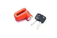 CANDADO SEGURIDAD ANTIRROBO NEON NARANJA