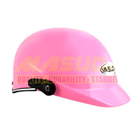 CASCO 1/2 CACHUCHA ABS CALIDAD ISO ROSA