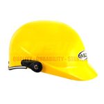 CASCO 1/2 CACHUCHA ABS CALIDAD ISO AMARILLO