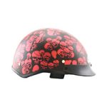 CASCO ABS CHOPER MSD150 NEGRO MATE CALAVERA M-L