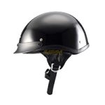 CASCO P/MOTO CHOPER DOT IR-150 NEGRO BRILLO L