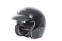 CASCO 3/4 CHOPER NEGRO BRILLO L IRON RACING