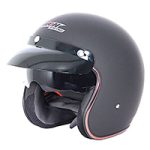 CASCO 3/4 CHOPER NEGRO MATE M IRON RACING