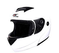 CASCO ABATIBLE IRON RACING IR108 DOT BLANCO L