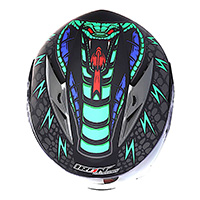 CASCO ABATIBLE IR105 DOT COBRA VERDE MATE L