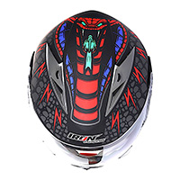 CASCO ABATIBLE IR105 DOT COBRA ROJA MATE M