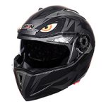 CASCO ABATIBLE IR105 DOT OJO NEGRO/GRIS L