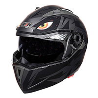CASCO ABATIBLE IR105 DOT OJO NEGRO/GRIS L