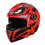 CASCO ABATIBLE IR105 DOT OJO ROJO M