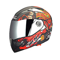 CASCO ABATIBLE RACING DOBLE MICA ROJO (S)