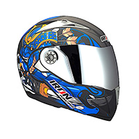 CASCO ABATIBLE RACING DOBLE MICA AZUL (XL)