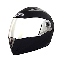 CASCO ABATIBLE RACING DOBLE MICA NEGRO MATE (XXL)