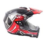 CASCO CROSS IRON RACING K13 ROJO (L)