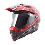 CASCO CROSS IRON RACING K22 ROJO (L)