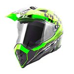 CASCO CROSS IRON RACING K22 VERDE (S)