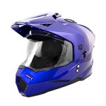 CASCO CROSS IRON RACING IR-90 AZUL (M)