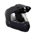 CASCO CROSS IRON RACING IR-92 NEGRO MATE (M)