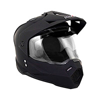 CASCO CROSS IRON RACING IR-92 NEGRO MATE (M)