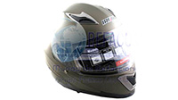CASCO CERRADO TITANIUM MATE DORADO M