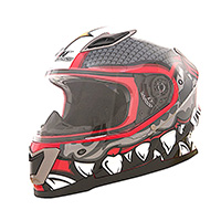 CASCO CERRADO DIENTE ROJO S