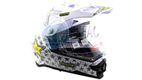 CASCO CROSS IR-819 DOR ESTRELLA XL NGO/BCO