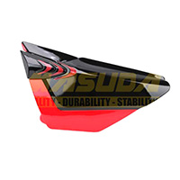 CUBIERTA LATERAL IZQUIERDA NEGRO/ROJO FT150S