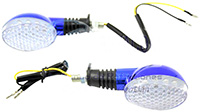 DIRECCIONAL LED BLANCA CUERPO AZUL 12V
