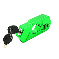 CANDADO SEGURIDAD MOTO VERDE MANIJA ANTIRROBO