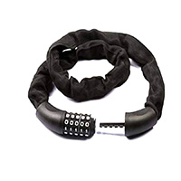 CANDADO SEGURIDAD P/CADENA ANTIRROBO P/MOTO 6*90CM