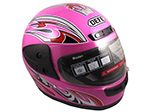 CASCO CERRADO GRAFICO ROSA M-L