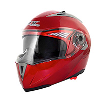 CASCO ABATIBLE RACING DOBLE MICA ROJO (L)