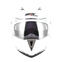 CASCO ABATIBLE DOBLE MICA BLANCO COMP. (S)