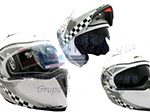 CASCO ABATIBLE DOBLE MICA BLANCO COMP. (M)