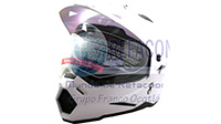 CASCO CROSS IRON RACING IR-93 BLANCO (L)