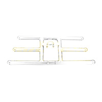 DEFENSA TUBO METALICO ACROMADO MSD005 CG125/FT125