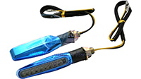 DIRECCIONAL AZUL 12V 9LED LUZ AMARILLA JGO