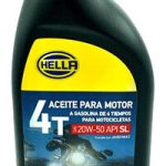ACEITE MINERAL HELLA MOTO 4T 20W-50 SL 1L